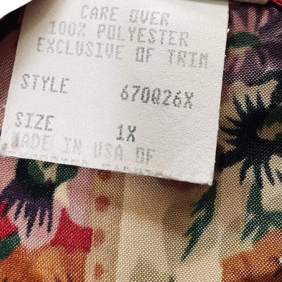 California Dynasty Vintage 80s Plus Size Volup Hippie Whimsigoth Lingerie Dress - Picture 5 of 5